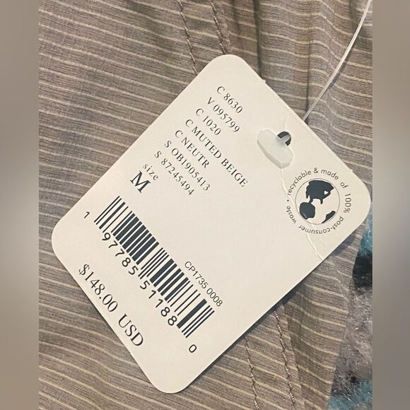 Free People Movement Back Packer Jumpsuit Muted Beige Size Med. NWT - Picture 6 of 11